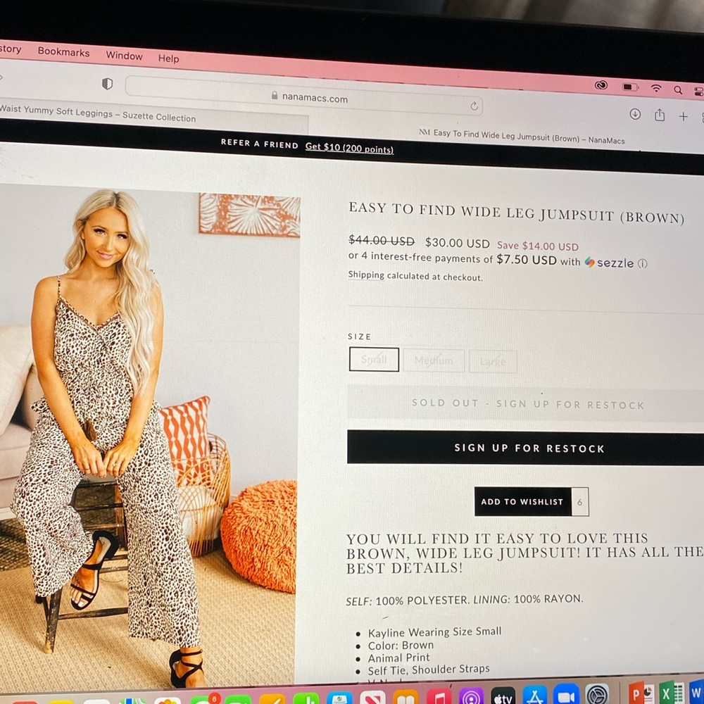 NanaMacs Leopard Print Jumpsuit